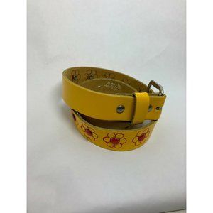 90's Vintage Flower Belt 26" Made in France